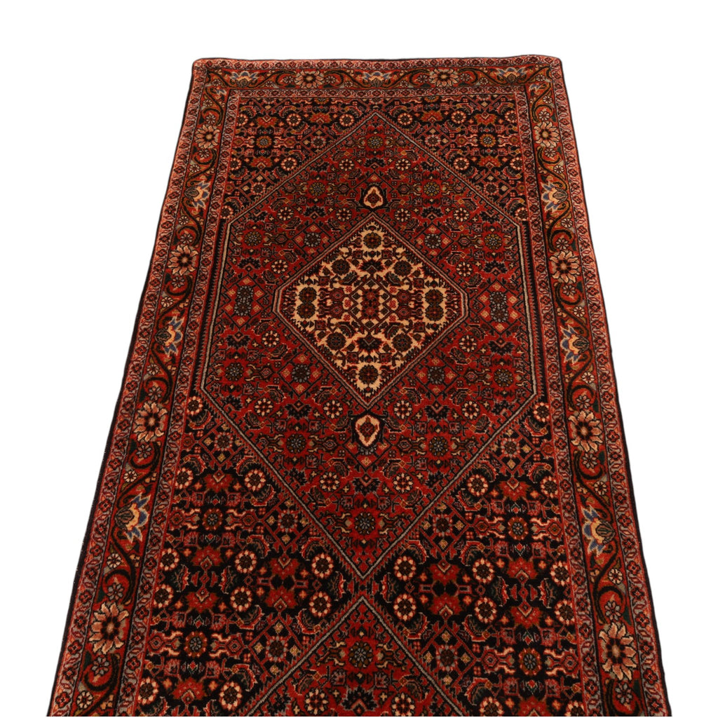 Bidjar-Läufer aus Wolle – handgeknüpfter Perserteppich, 208 × 75 cm