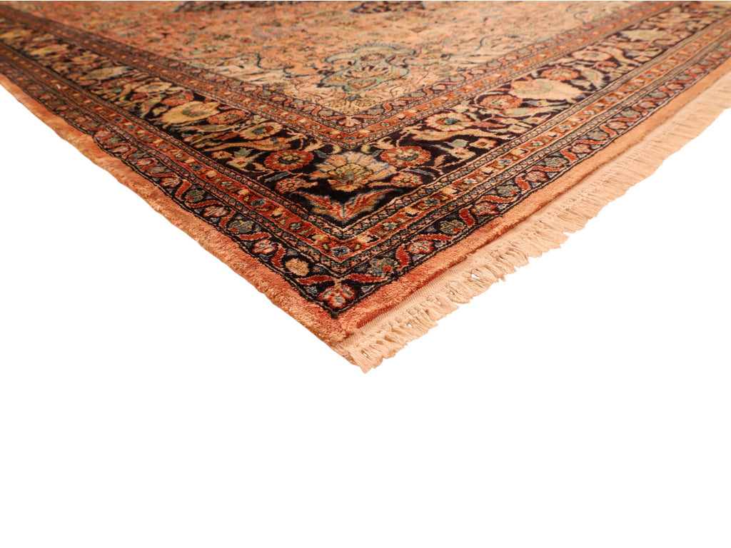 Chinesischer Seidenteppich – handgeknüpft, Seide auf Seide, 242 × 155 cm
