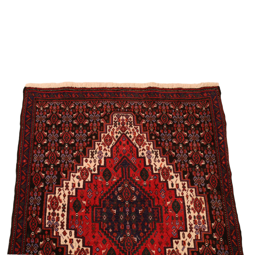 Gholtogh-Perserteppich aus Wolle – handgeknüpft, Rot, 100 × 73 cm