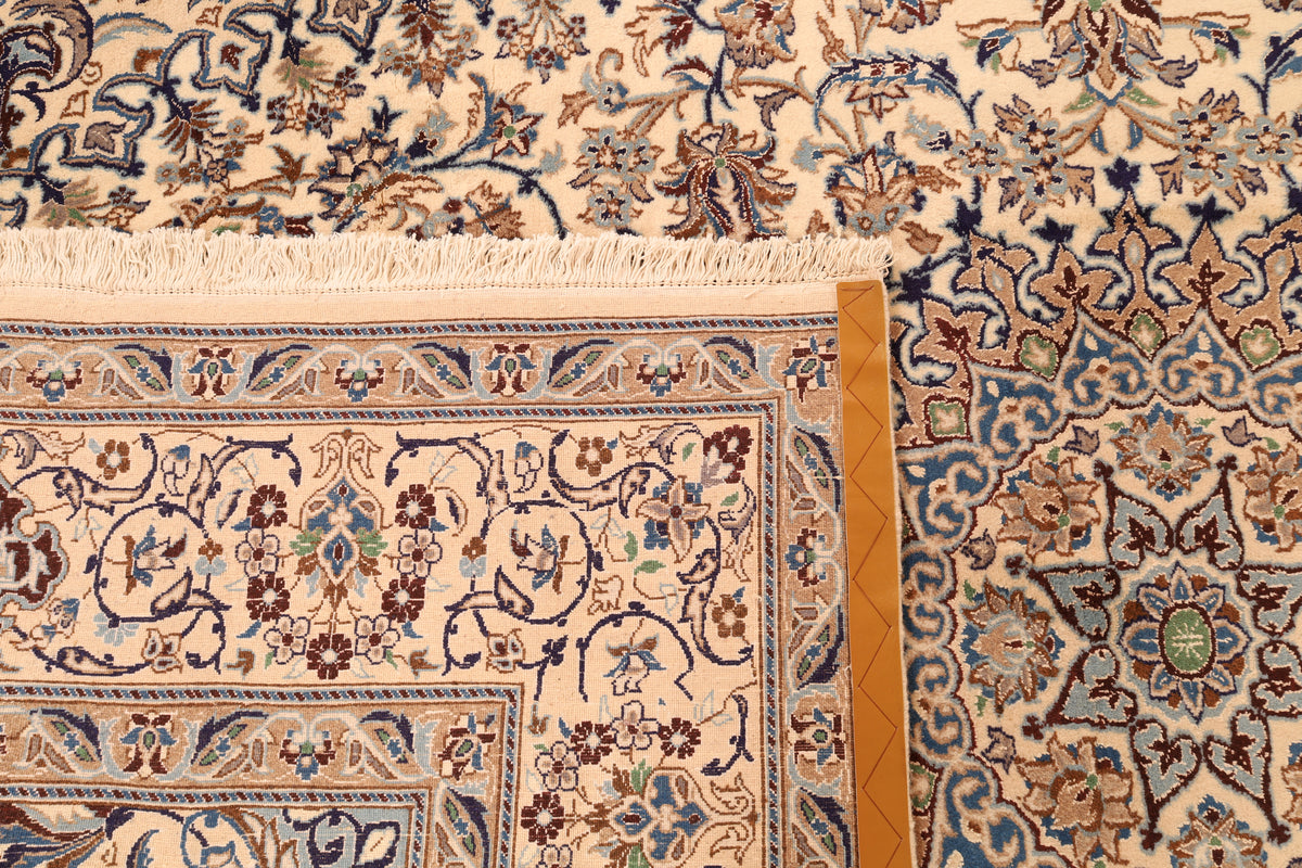 Nain-Perserteppich – handgeknüpfter Orientteppich aus Wolle, 360 × 248 cm
