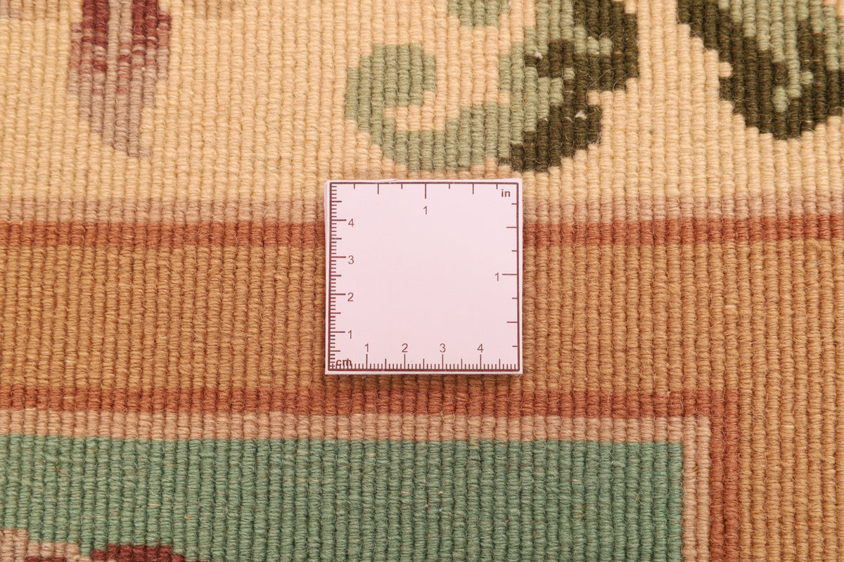 Chinesischer Teppich mit Kranichmotiven – handgeknüpft aus Wolle, 305 × 245 cm