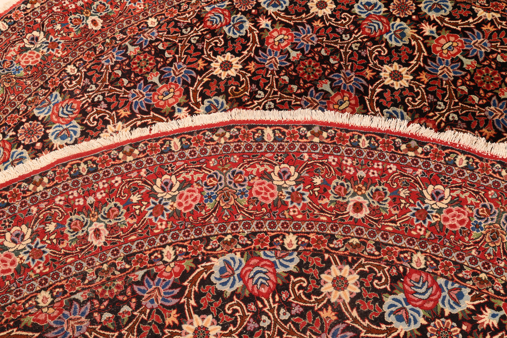 Runder Bidjar-Teppich – handgeknüpft aus Wolle, 244 × 248 cm