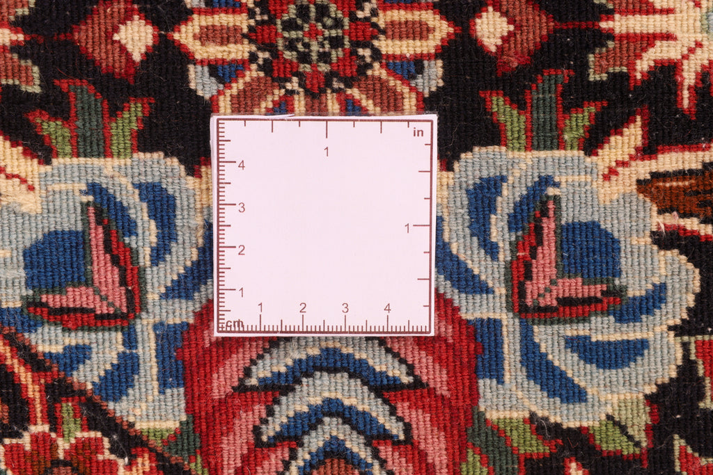 Runder Bidjar-Teppich – handgeknüpft aus Wolle, 244 × 248 cm
