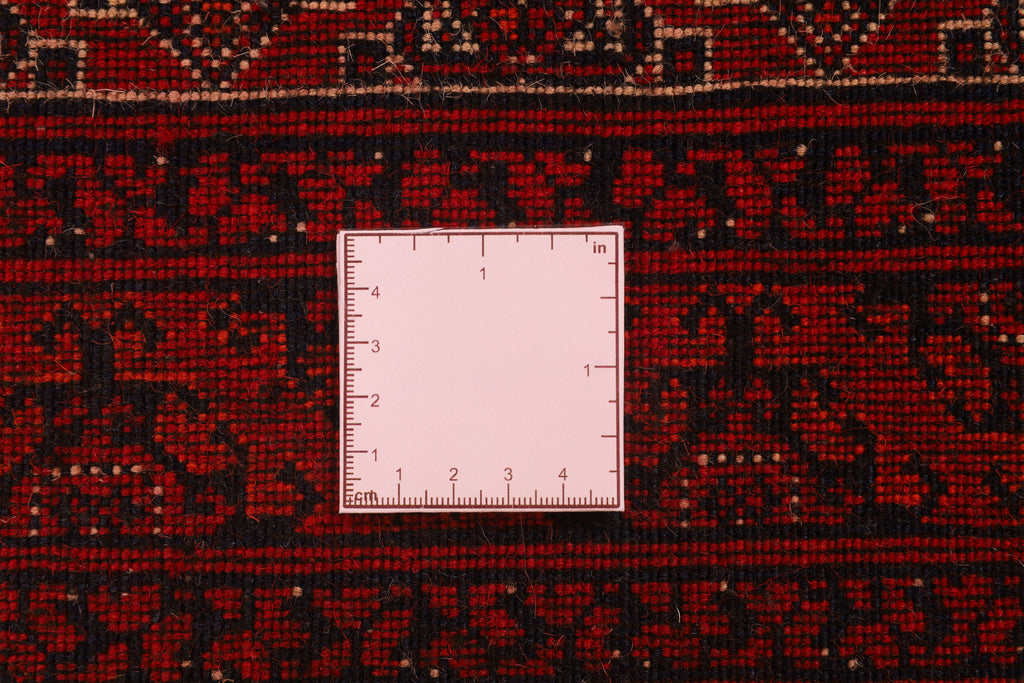 Afghanischer Orientteppich Turkmen – handgeknüpft aus Wolle, 290 × 205 cm