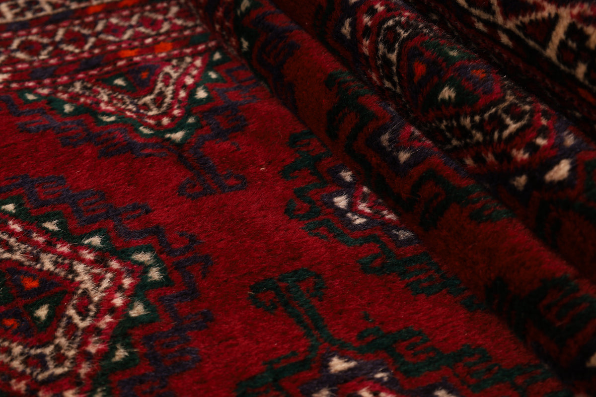 Afghanischer Baloutsch-Läufer – handgeknüpfter Orientteppich aus Wolle, 268 × 85 cm