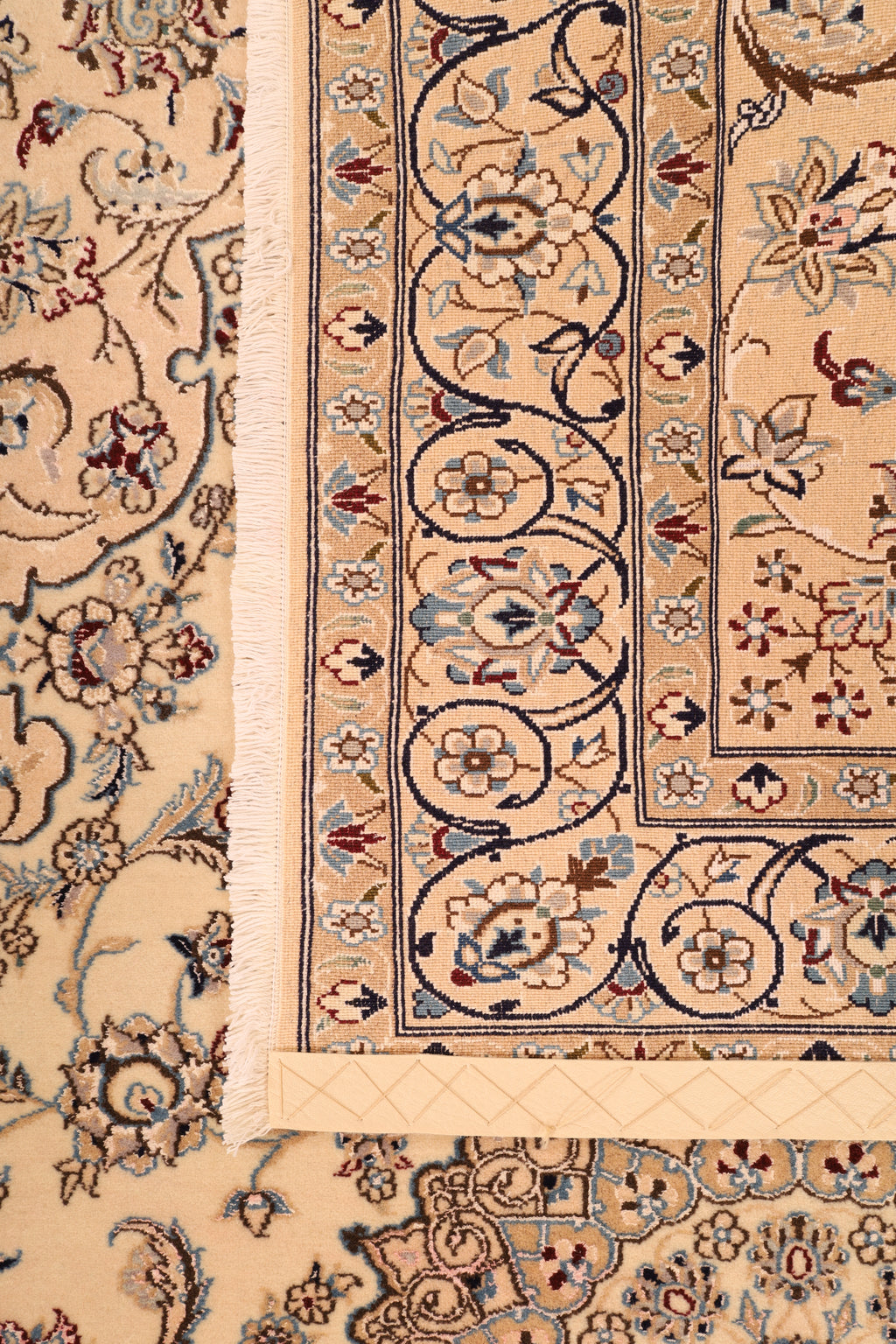 Nain-Perserteppich 9La aus Wolle – handgeknüpft, 215 × 132 cm