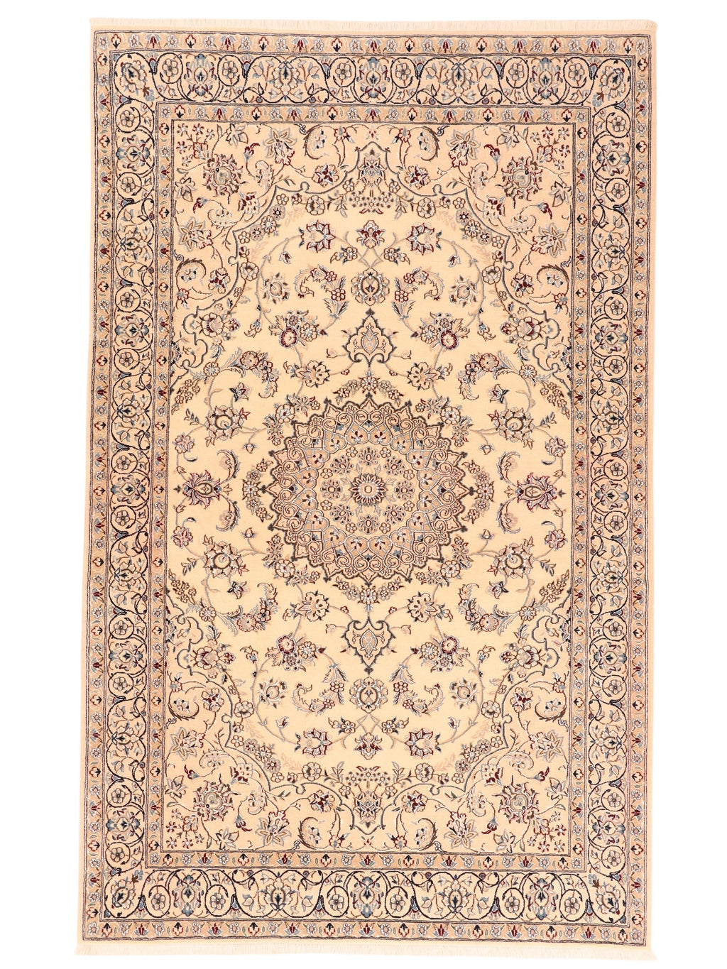 Nain-Perserteppich 9La aus Wolle – handgeknüpft, 215 × 132 cm