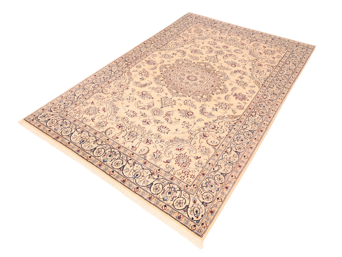 Nain-Perserteppich 9La aus Wolle – handgeknüpft, 215 × 132 cm