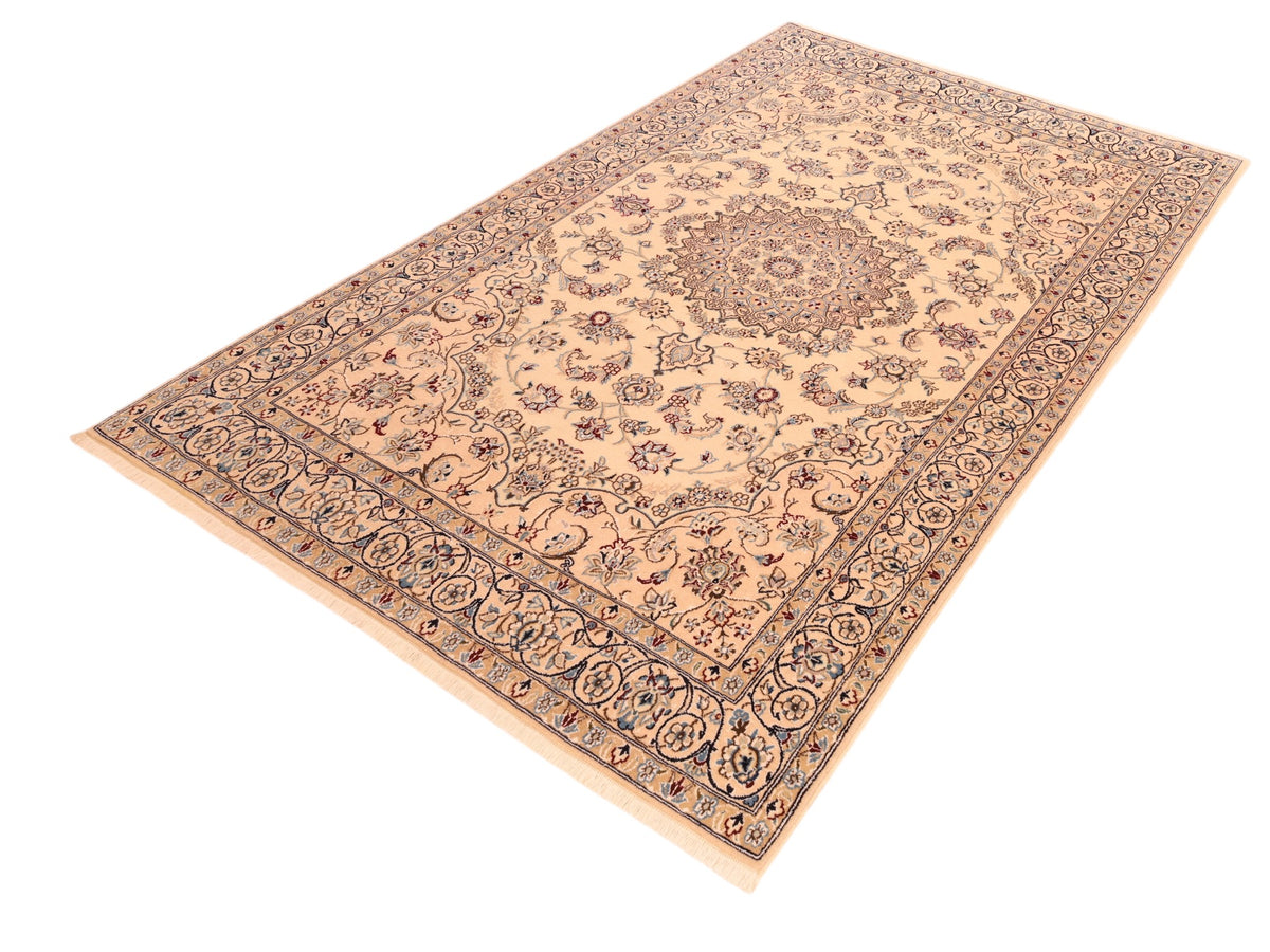 Nain-Perserteppich 9La aus Wolle – handgeknüpft, 215 × 132 cm