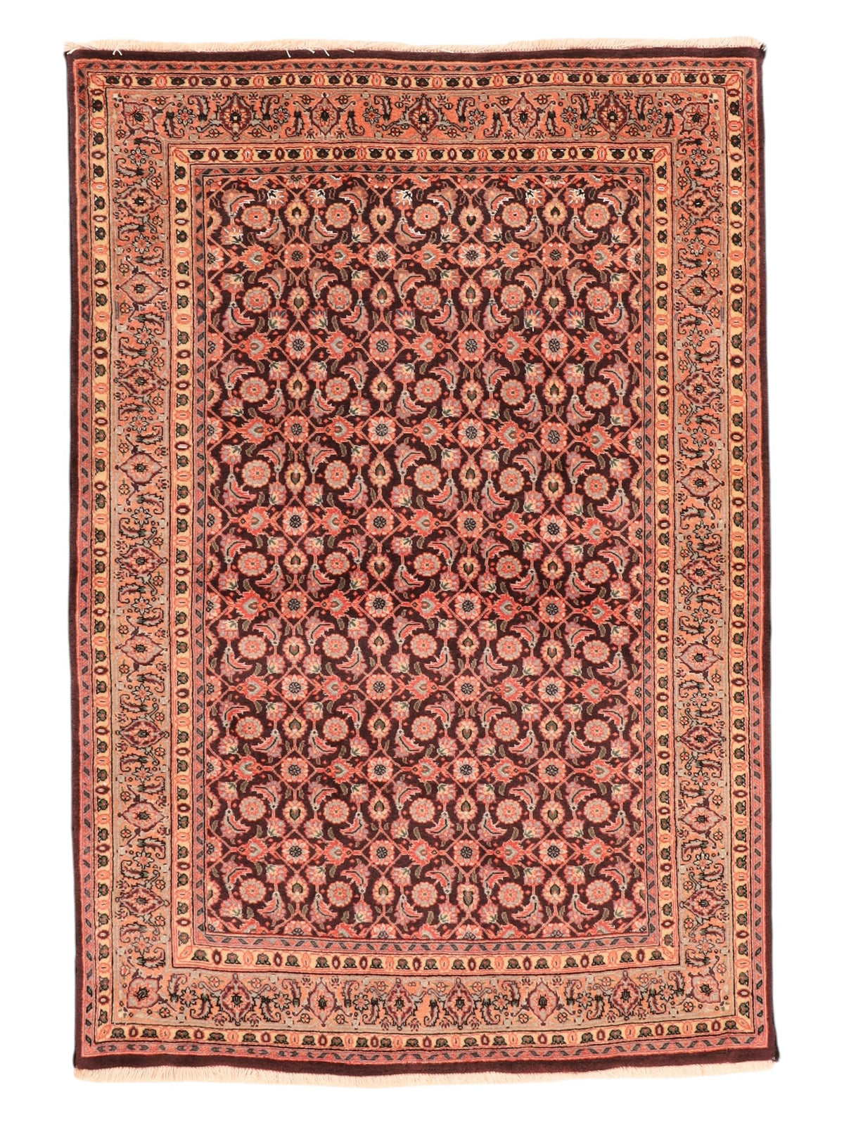 Handgeknüpfter Perserteppich Täbriz 152x104 Wolle Orientteppich