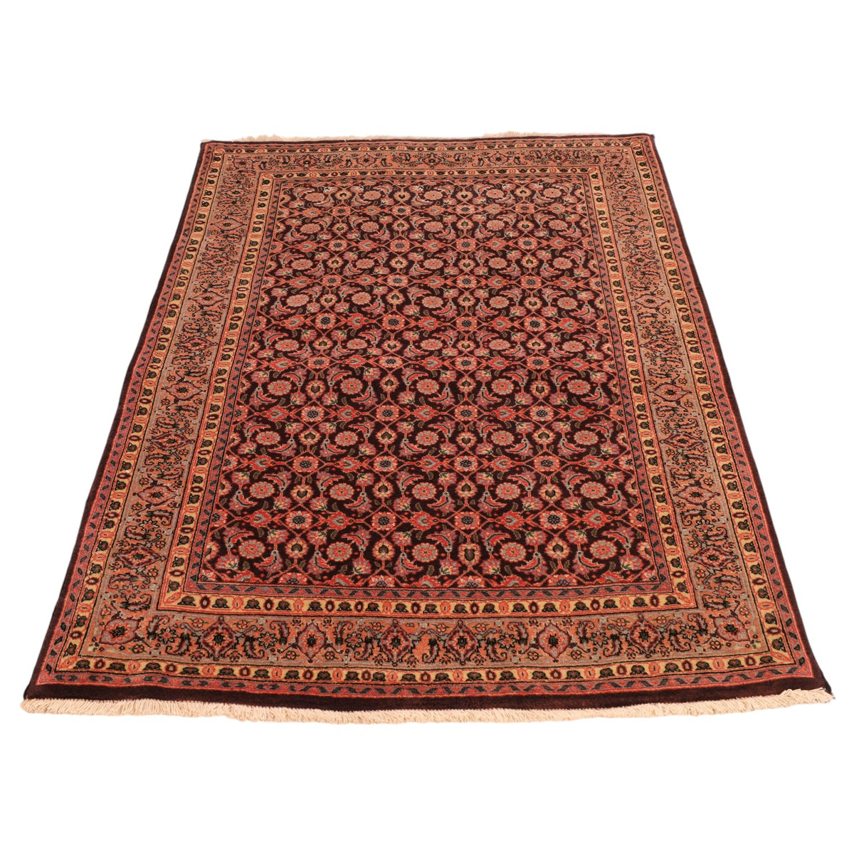 Handgeknüpfter Perserteppich Täbriz 152x104 Wolle Orientteppich