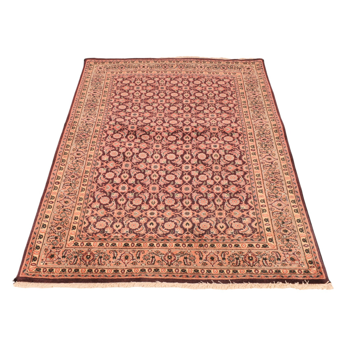 Handgeknüpfter Perserteppich Täbriz 152x104 Wolle Orientteppich