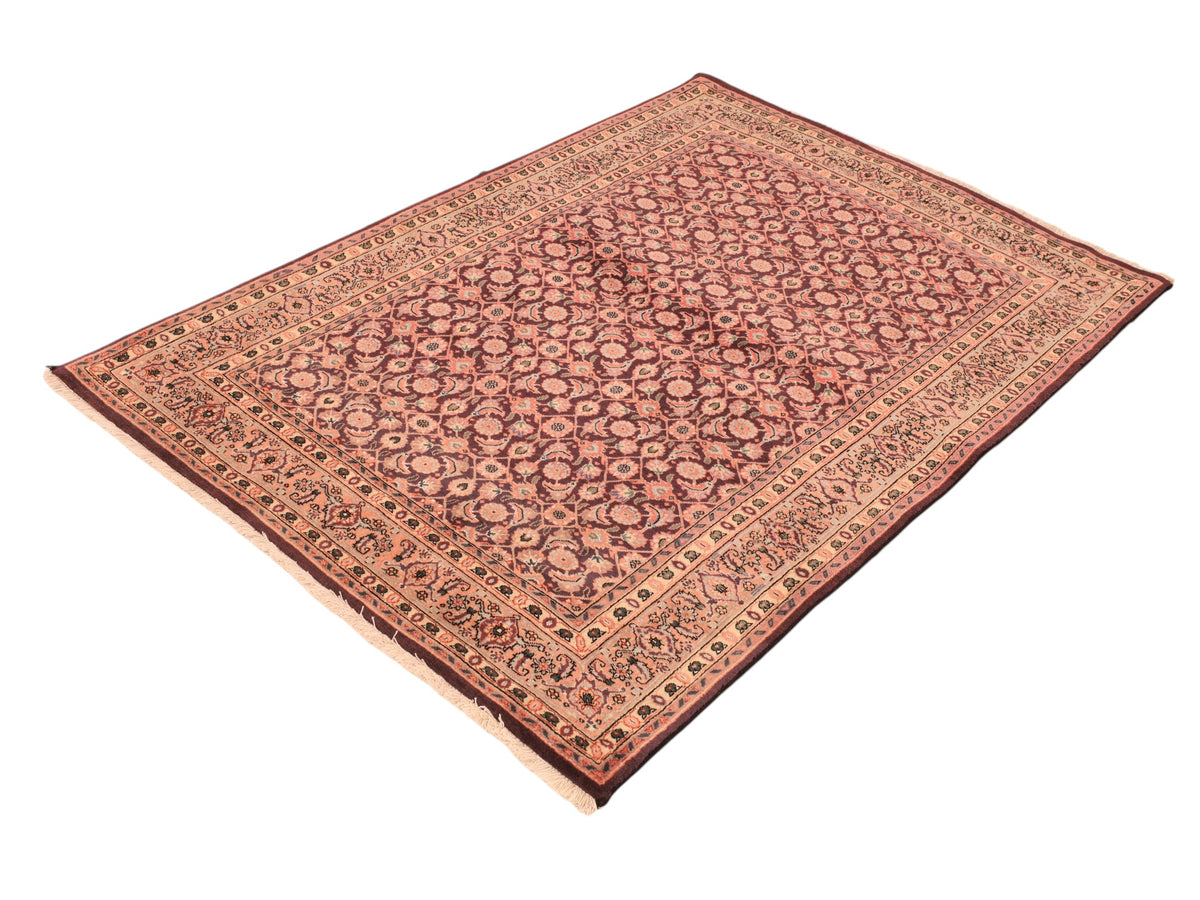 Handgeknüpfter Perserteppich Täbriz 152x104 Wolle Orientteppich