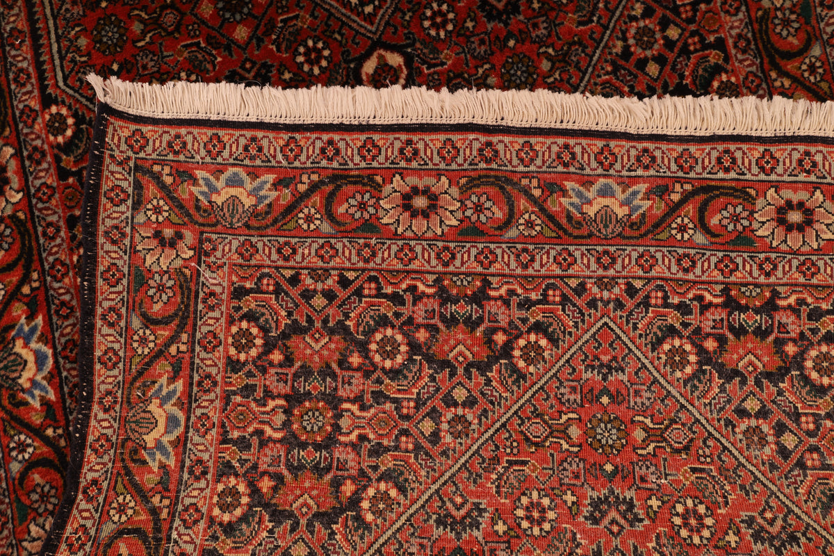 Bidjar-Läufer aus Wolle – handgeknüpfter Perserteppich, 208 × 75 cm