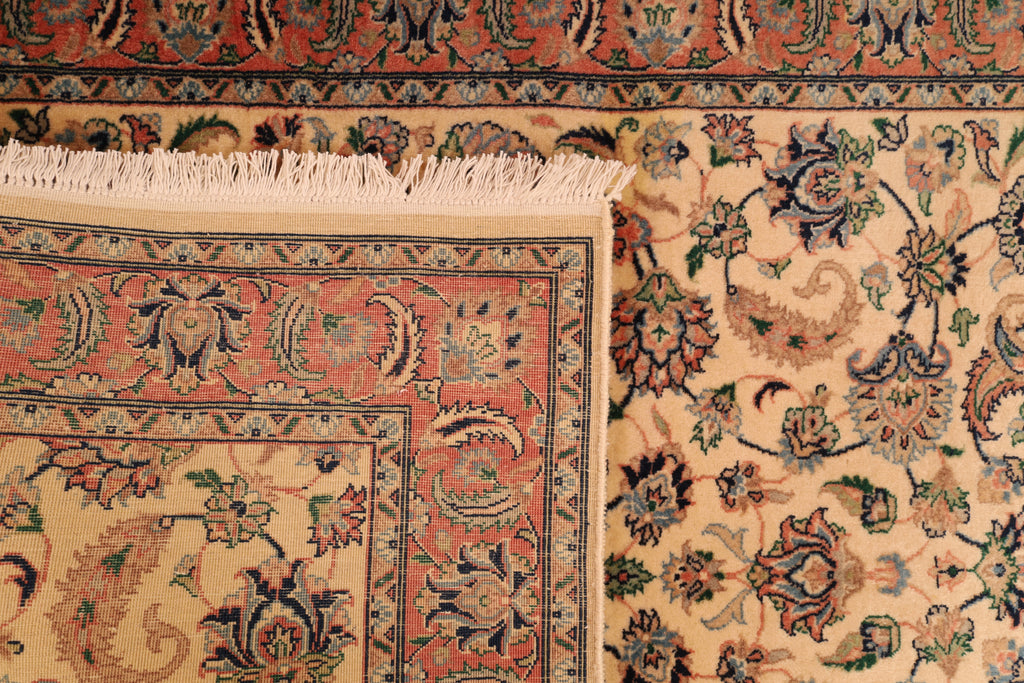 Indo-Täbriz-Orientteppich aus Wolle – handgeknüpft, 147 × 93 cm