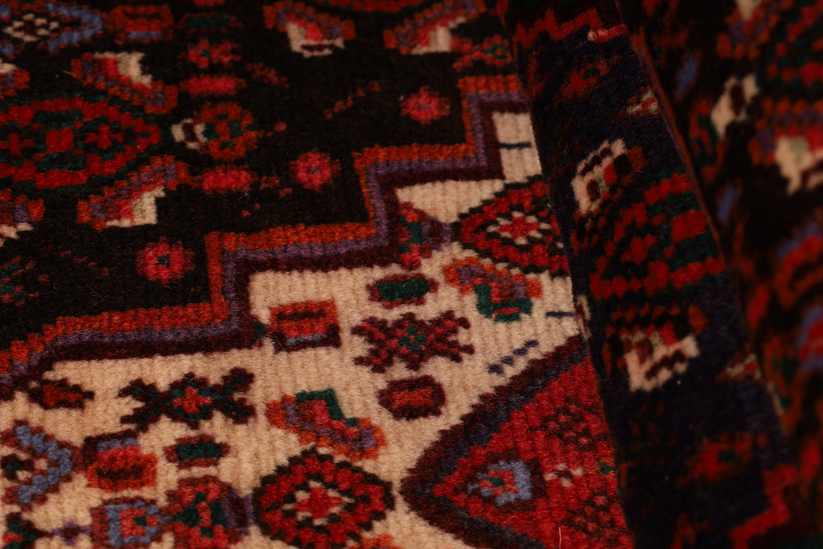 Gholtogh-Perserteppich aus Wolle – handgeknüpft, Rot, 100 × 73 cm