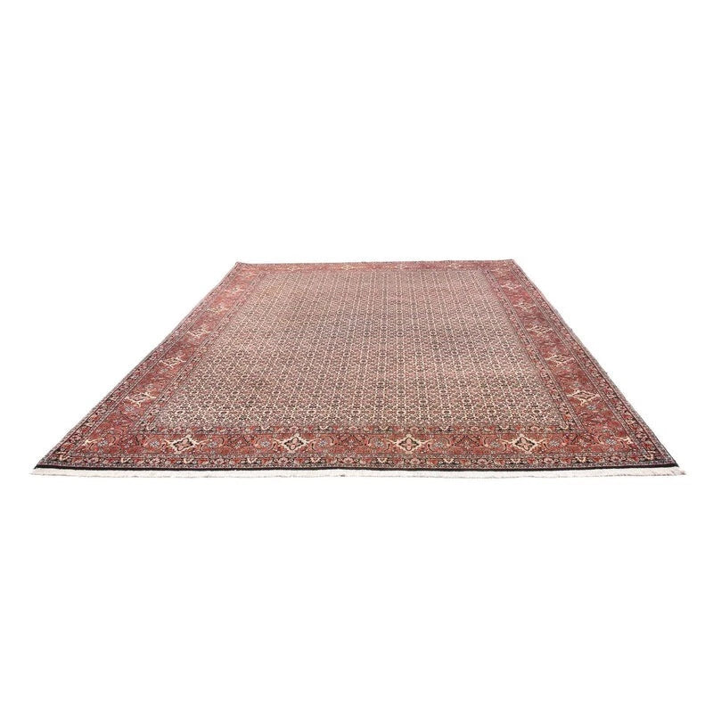 Bidjar-Perserteppich – handgeknüpfter Orientteppich in Beige, 340 × 250 cm
