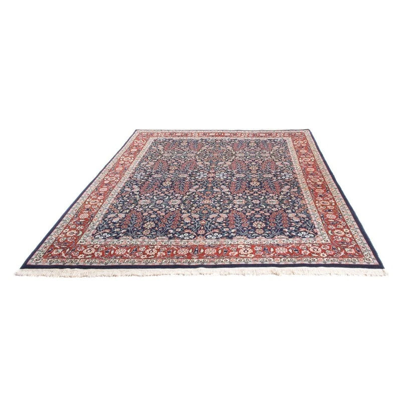 Hereke-Orientteppich – handgeknüpft, Dunkelblau, 230 × 176 cm