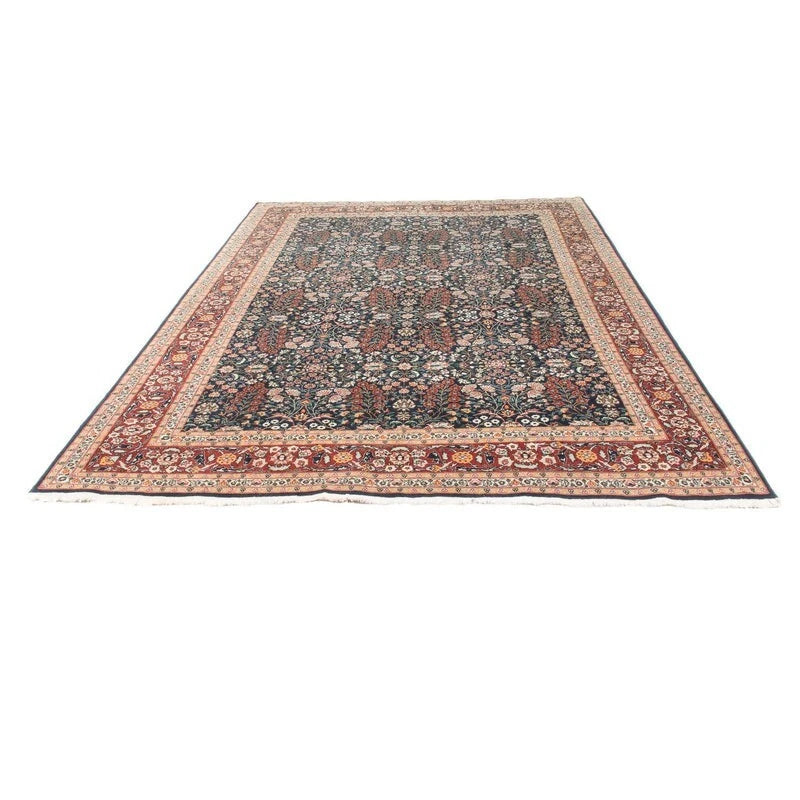 Hereke-Orientteppich – handgeknüpft, Dunkelbraun, 285 × 202 cm