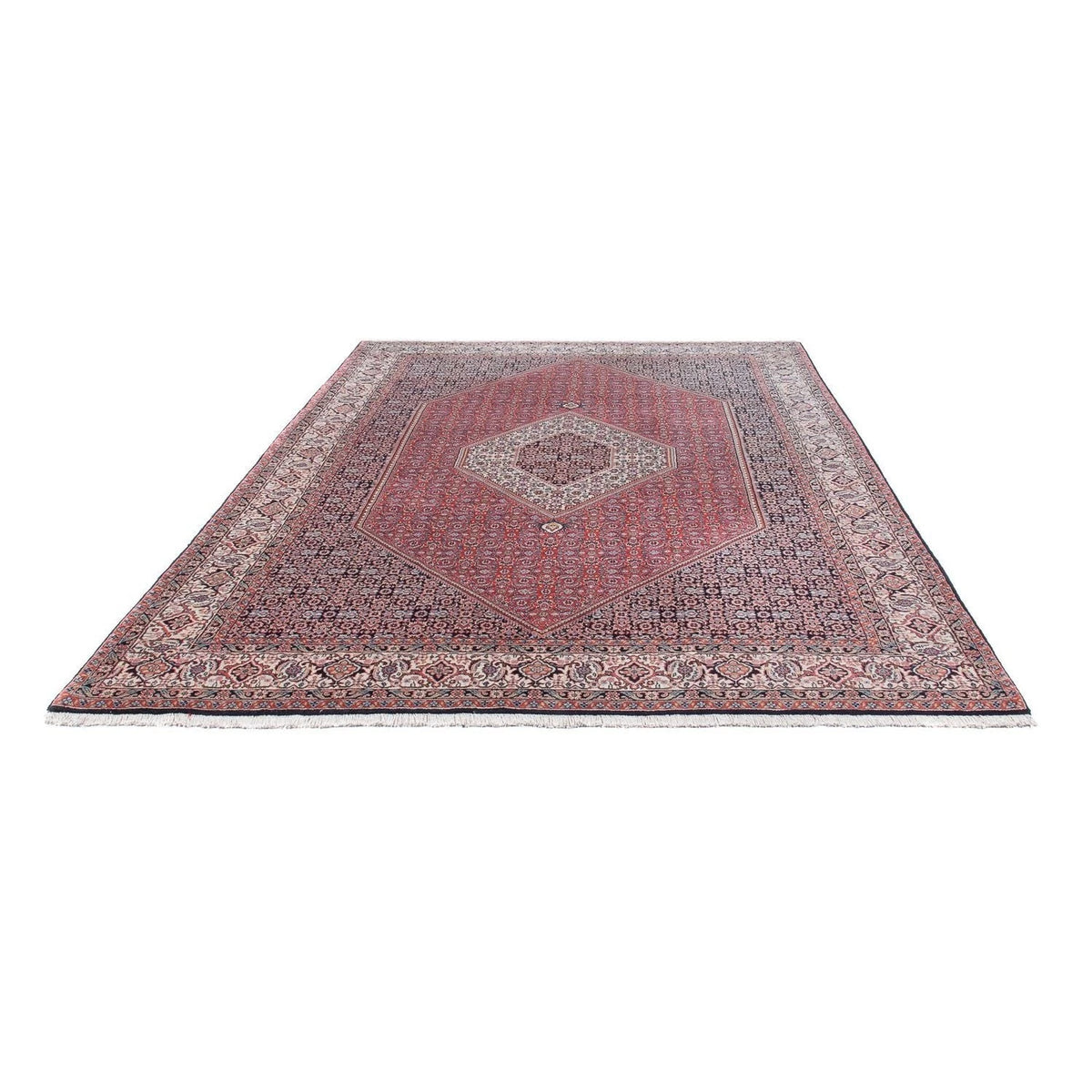 Bidjar-Perserteppich – handgeknüpfter Orientteppich in Rot, 290 × 200 cm