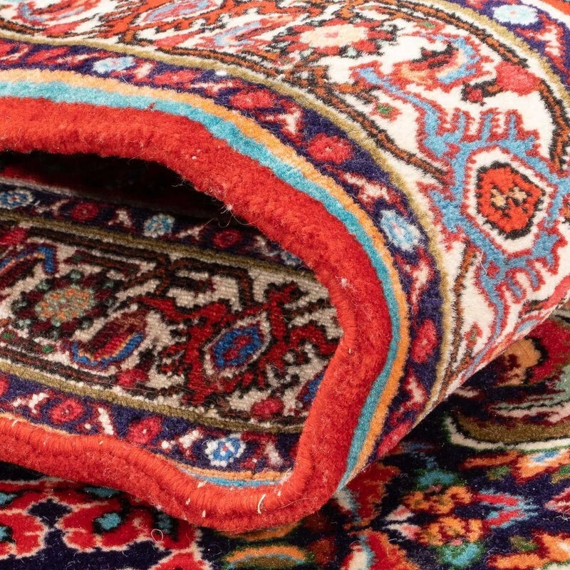 Bidjar-Perserläufer – handgeknüpfter Orientteppich in Rot, 207 × 82 cm