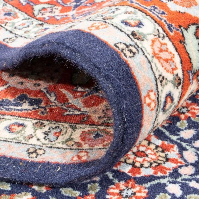 Hereke-Orientteppich – handgeknüpft, Dunkelblau, 230 × 176 cm