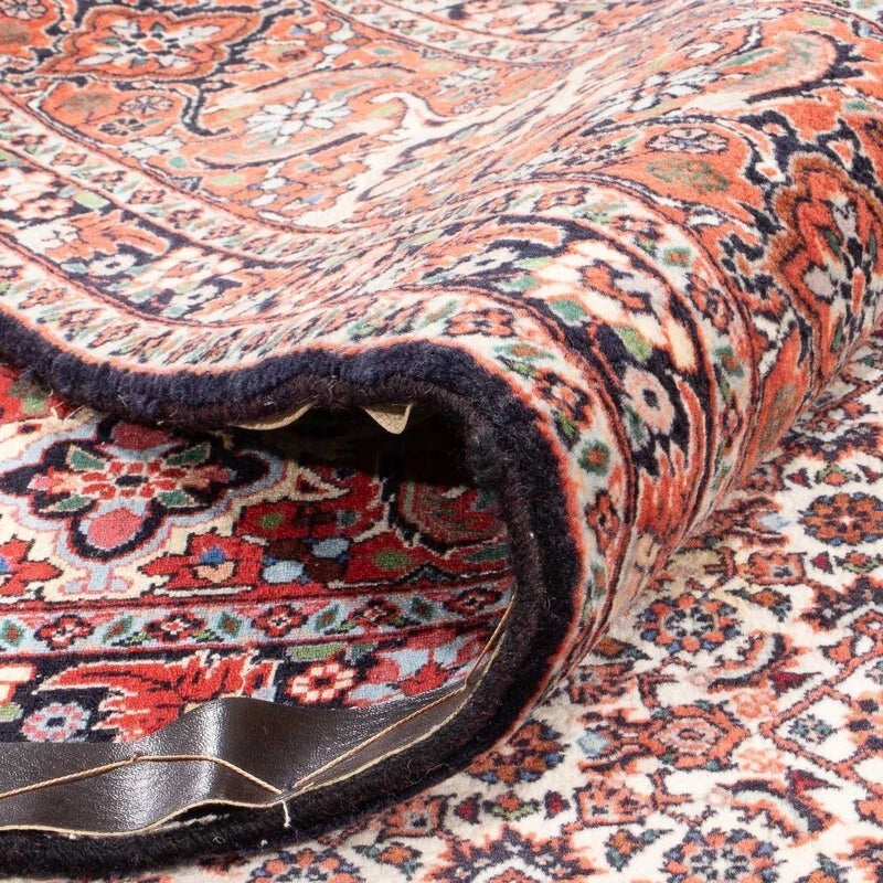 Bidjar-Perserteppich – handgeknüpfter Orientteppich in Beige, 340 × 250 cm