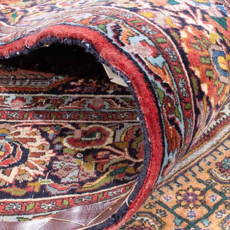 Bidjar-Perserteppich – handgeknüpfter Orientteppich in Braun, 305 × 210 cm