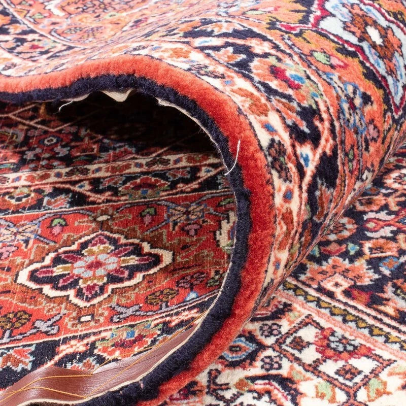 Bidjar-Perserteppich – handgeknüpfter Orientteppich in Rot, 346 × 252 cm
