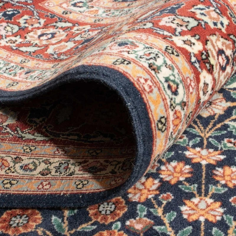 Hereke-Orientteppich – handgeknüpft, Dunkelbraun, 285 × 202 cm