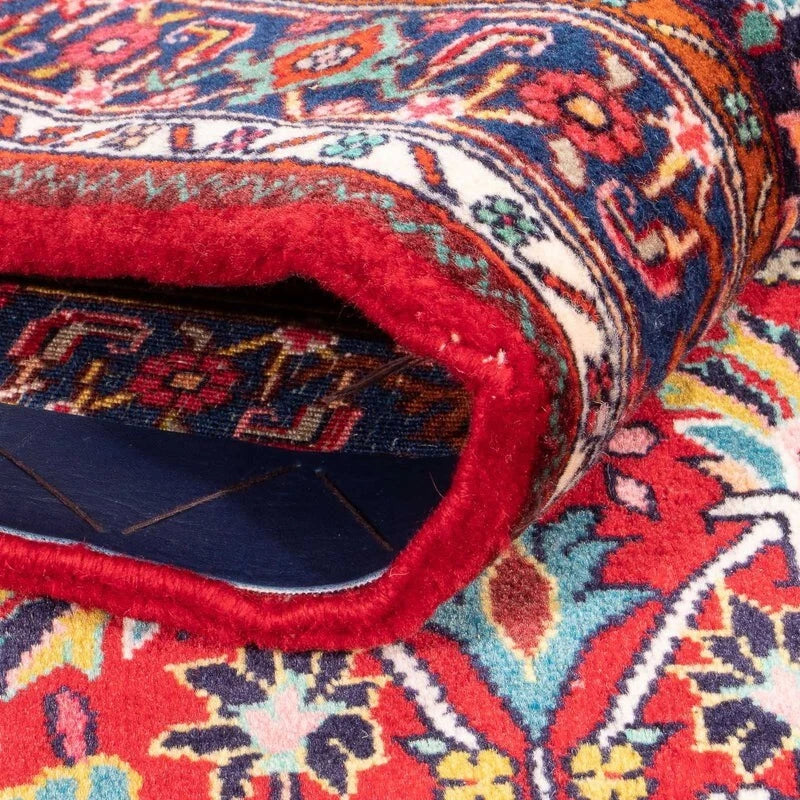 Bidjar-Perserteppich – handgeknüpfter Orientteppich in Rot, 212 × 128 cm