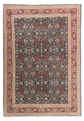 Hereke-Orientteppich – handgeknüpft, Dunkelbraun, 285 × 202 cm