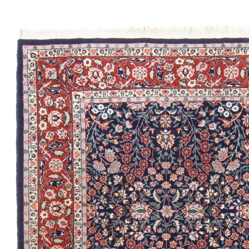 Hereke-Orientteppich – handgeknüpft, Dunkelblau, 230 × 176 cm