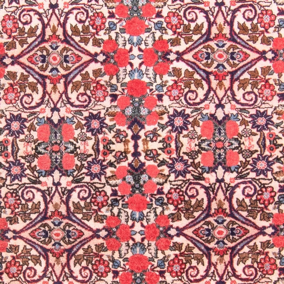 Mehrfarbiger Bidjar-Perserteppich – handgeknüpfter Orientteppich, 225 × 135 cm