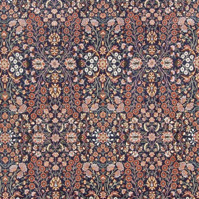 Hereke-Orientteppich – handgeknüpft, Dunkelblau, 363 × 237 cm