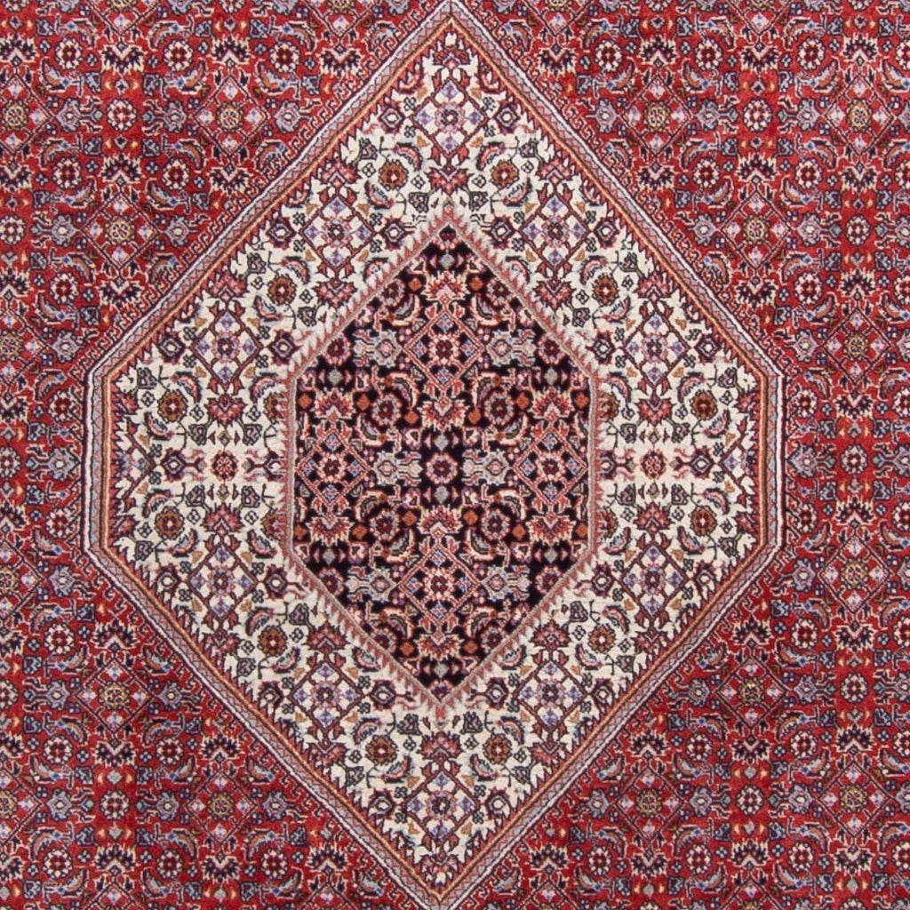 Bidjar-Perserteppich – handgeknüpfter Orientteppich in Rot, 290 × 200 cm