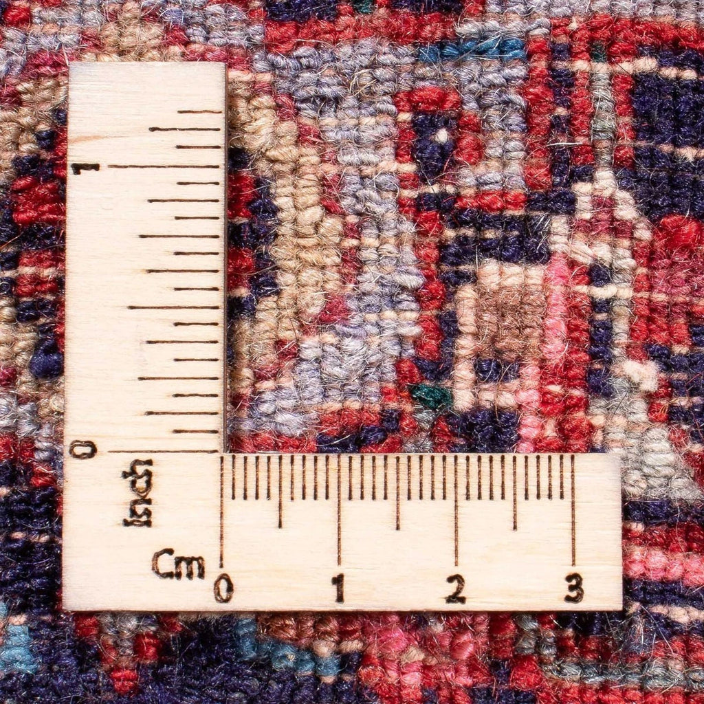 Bidjar-Perserteppich – handgeknüpfter Orientteppich in Rot, 260 × 149 cm
