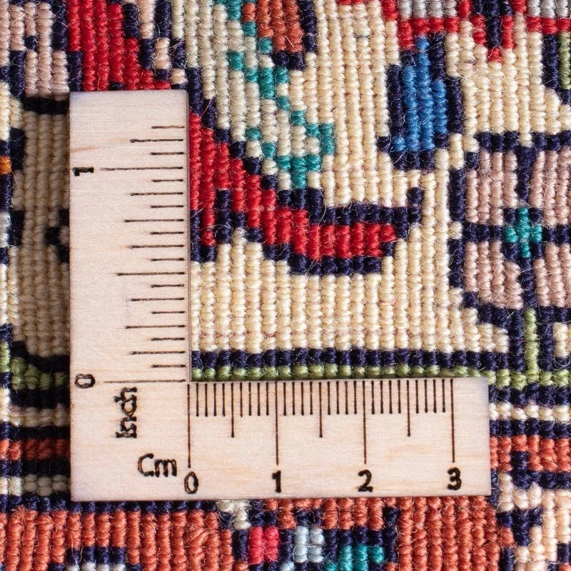 Bidjar-Perserteppich – handgeknüpfter Orientteppich in Rot, 280 × 180 cm