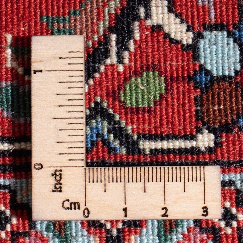 Bidjar-Perserteppich – handgeknüpfter Orientteppich in Beige, 340 × 250 cm