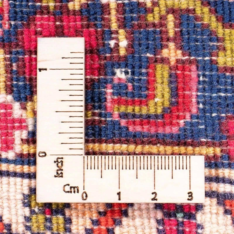 Bidjar-Perserteppich – handgeknüpfter Orientteppich in Rot, 212 × 128 cm