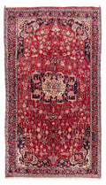 Bidjar-Perserteppich – handgeknüpfter Orientteppich in Rot, 260 × 149 cm