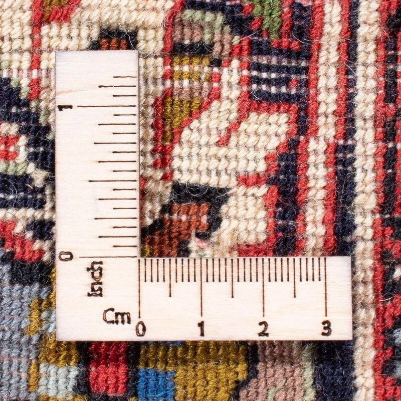 Bidjar-Perserteppich – handgeknüpfter Orientteppich in Braun, 305 × 210 cm