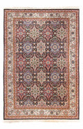 Hereke-Orientteppich – handgeknüpft, Dunkelblau, 252 × 176 cm