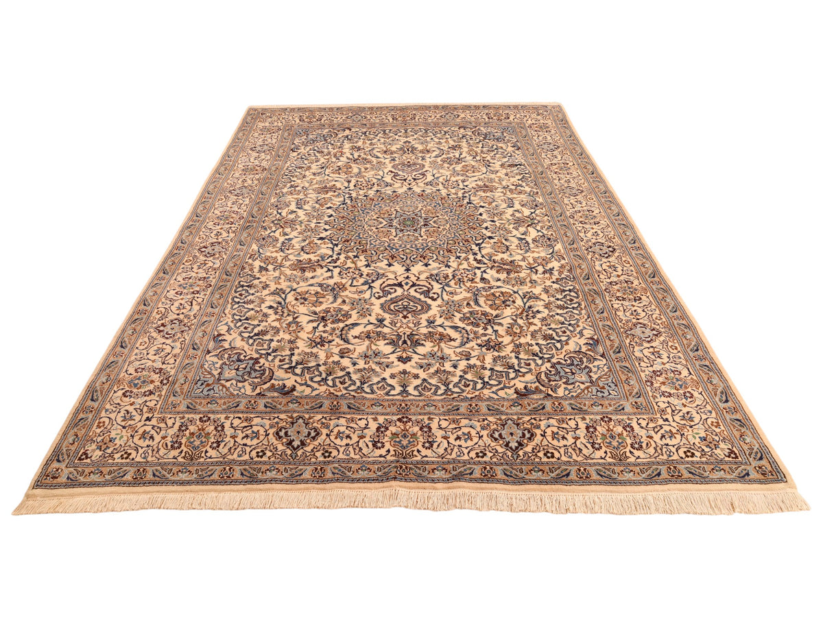 Nain-Perserteppich – handgeknüpfter Orientteppich aus Wolle, 360 × 248 cm
