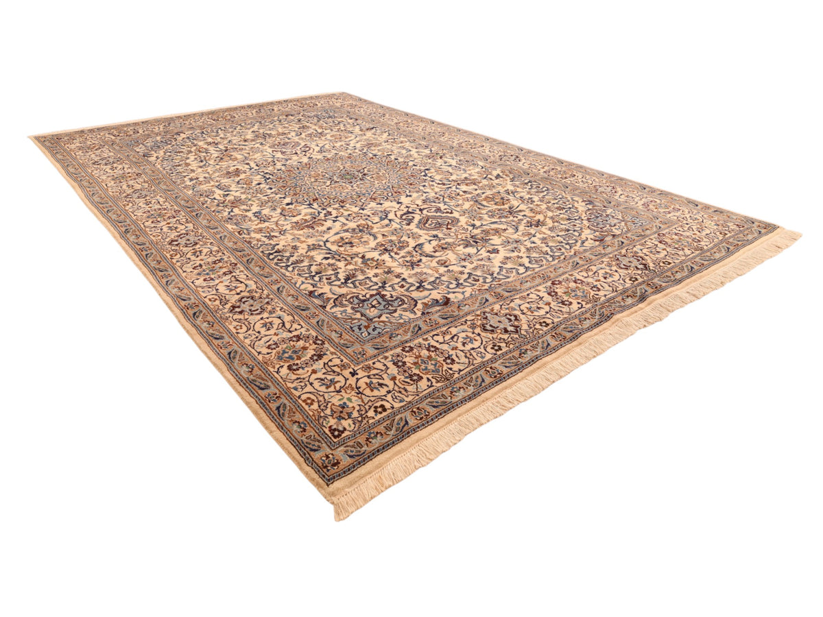 Nain-Perserteppich – handgeknüpfter Orientteppich aus Wolle, 360 × 248 cm