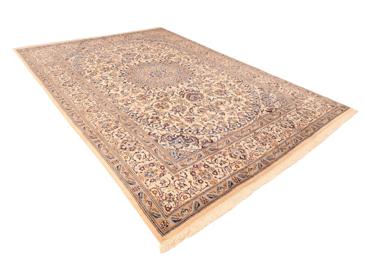 Nain-Perserteppich – handgeknüpfter Orientteppich aus Wolle, 360 × 248 cm